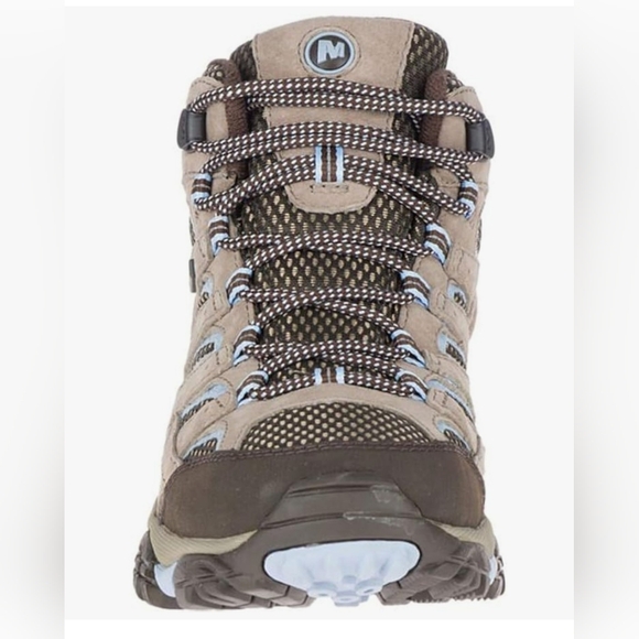 Merrell Moab 2 Mid Waterproof Women's Hiking Boots Brindle J99782 - Picture 4 of 8